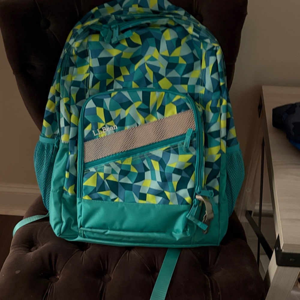 L.L. Bean Vibrant Geometric Backpack